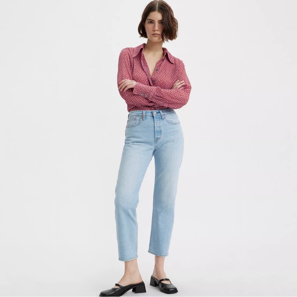Levi’s Wedgie Straight Jeans - light wash